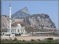 Gibraltlska skala , pohad z juhu